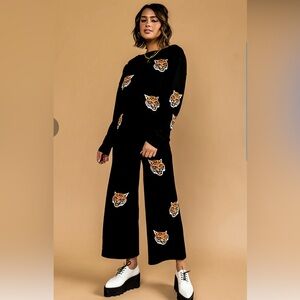 Dressed in LALA tiger playsuit